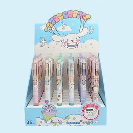 Potloden 36 pc's/lot kawaii big ear dog mechanisch potlood schattig 0,5 mm student automatische pen voor kinderen cadeau schoolkantoor benodigdheden