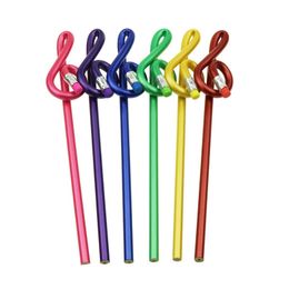 Potloden 40 PCS Musical Note 2B Standaard Ronde Stationery Music Notes School Student Gift Prize Promotie 230317