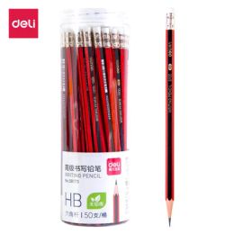 Crayons 50pcs deli 58174 Sketch crayon crayon en bois crayons 2B crayon avec des enfants effrayants dessinant crayon crayon écrivant papeterie