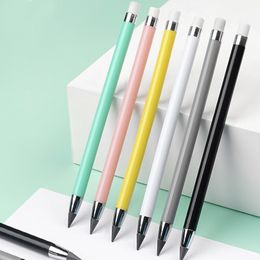 Potloden 5 -stc kleur Eeuwige potlood loodkern slijtage niet eenvoudig te breken draagbare vervangbare pen briefpapier benodigdheden 230503