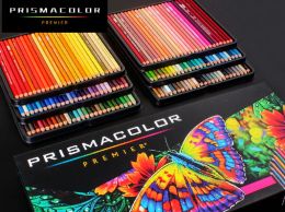 Crayons américains Prismacolor coloré crayon 12/48 Couleur d'huile crayon 36 couleur watersoluble peinture de peinture scolaire