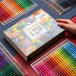 Crayons brutfuner 120/160/180 couleurs crayons de couleur grasse de haute qualité set huile hb dessin sketch pour les dons d'étudiant