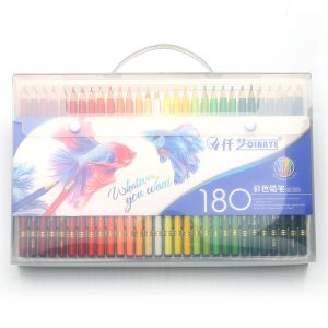 Crayons colorés crayons professionnels 120/150/180 Couleur de couleur Crayon couleur à huile molle pour dessin école ombrage coloriage Sketch Art Supplies