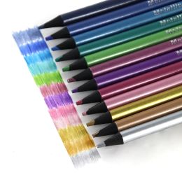 Crayons dessin sketch ensemble coloriage crayons colorés crayons métalliques macaron pastel fournit brutfuner pour 12 couleurs art