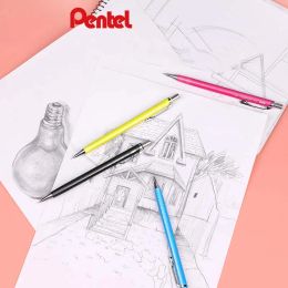 Crayons japon pentel orenz crayon automatique 0,2 / 0,3 mm 5 couleurs très fin crayon constamment conduit le centre de dessin au centre de gravité