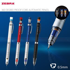 Lápices Japón Zebra Delguard PMA86 Lápiz mecánico 0.5/0.3 mm 360 Grados Prueba Core Automatics Automatics Red/Blue/Blanco/Negro