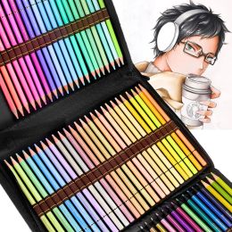 Crayons kemila 50 couleurs huile crayon coloré pastel 14pcs 2b 12b crayon de couleur lumineuse pour dessines