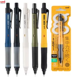 Crayons nouveaux crayons mécaniques Uni Alphagel Switch, maintenez Kuru Toga automatique 0,3 0,5 mm Soft Conforth Grip M51009gg Limited Edition