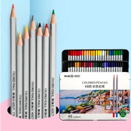 Crayons crayons colorés non toxiques ensemble de coloriage de jeu de plomb sans orifice 24/36/48/72 pour les enfants.