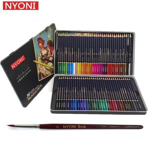 Crayons nyoni 36/48/72Colors aquarelle crayons ensemble de dessins crayons crayons lapices de colores crayons colorés art sketch colorik crayon