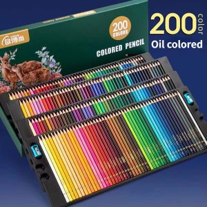 Crayons OBOS CURN COLORD 48/72/120/150/200 PCS Dessin Ensemble de dessins Huileux Couleur à la main