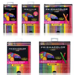 Lápices Prismacolor Serie Junior Estudiante Lápices de colores aceitosos 15/12/24/36/48 Suministros de colores Suministros de arte Suministros de arte