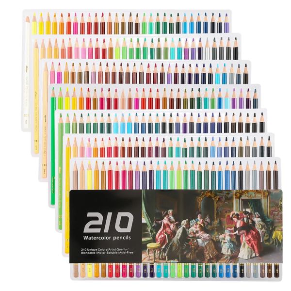 Crayons riancy colorés crayons aquarelle de dessin professionnel stylos professionnels couleurs fournitures artistiques lapices de colores marqueurs 05866