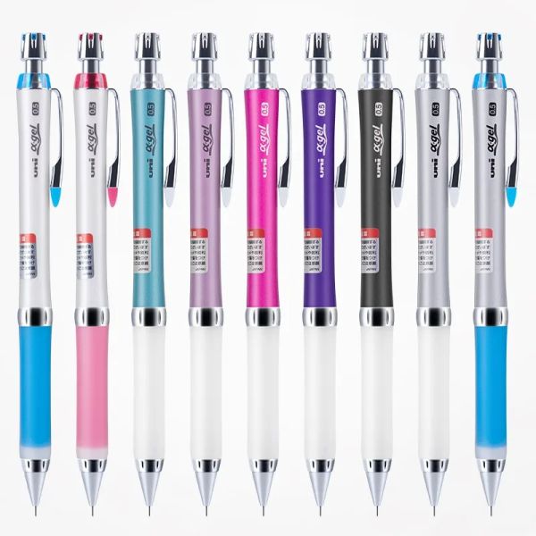 Lápices uni lápiz mecánico de 0.5 mm suministros escolares con lapicias de borrador continúa núcle