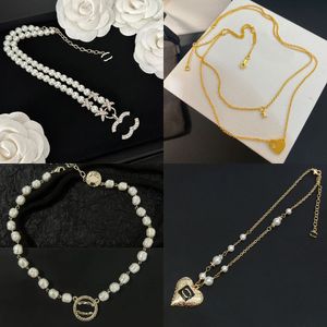 Hanger Designer Ketting Luxe Merk Brief Zilver Goud Verkoperd Ketting Choker Ketting Mode Bruiloft Sieraden Kerstcadeaus