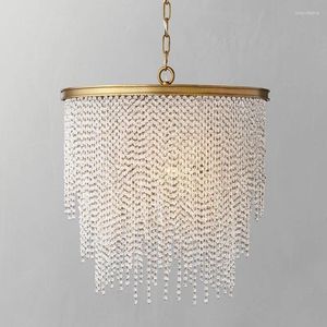 Lampes suspendues 2023 lustre en cristal luminaire de luxe lustres contemporains suspendus pour la décoration de la maison El