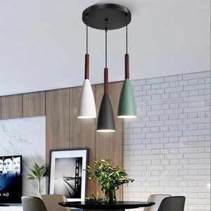 Hangende lampen 3 hoofden moderne lichthangende lamp voor plafond eetkamer