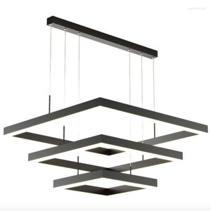 Lampes suspendues Hauteur réglable Plafonnier suspendu Lustre contemporain Luminaire pour îlot de cuisine