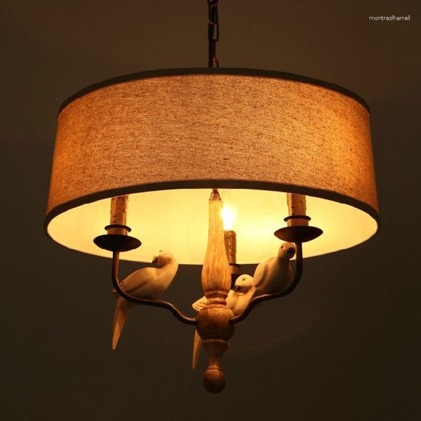 Lampes suspendues pays américain lampe d'oiseau créative pour cuisine restaurant entrepôt cage escalier décor à la maison éclairage