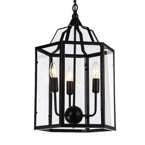 Lampes suspendues American Country Lights Stairway Euro Style Corridor Home Garden Iron Carnival Lamp Bird Cage Villa Club LampPendant