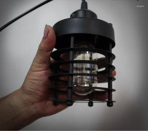 Lampes suspendues Style Loft américain rétro industriel lumière Simple fer Antique lampe pour salle à manger Edison ampoule luminaires