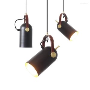 Hanglampen Amerikaans Noordse decoratieve lichten Slaapkamer Bedroom Lamp Bar LED Smeedijzeren industriële wind Klein Loft Light