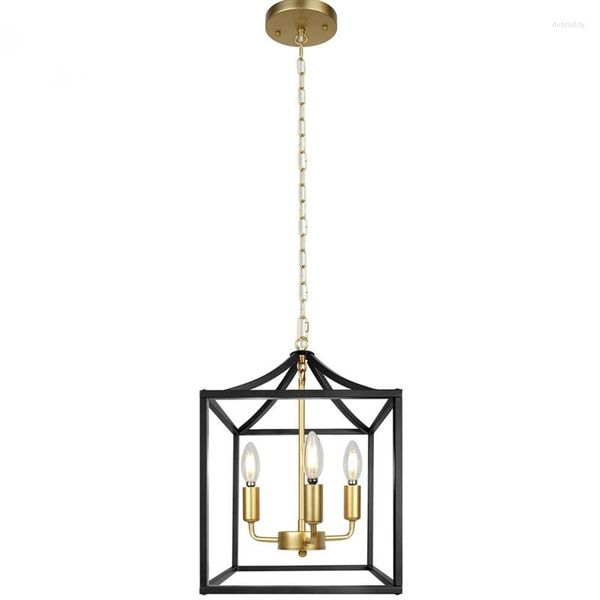 Lámparas colgantes American Retro Chandelier Country Style Villa Comedor Sala de estar Estudio Dormitorio Cocina Isla Corredor E14