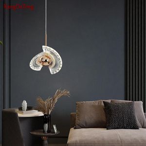 Hanger lampen slaapkamer hoofdtekst kan van vorm led kroonluier acryl acryl creatief restaurant interieur verlichting decoratief