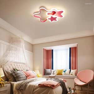 Lámparas colgantes Lámpara de dormitorio Moderno Minimalista Personal Techo Niños Chica Estrellas LED Master Habitación para niños