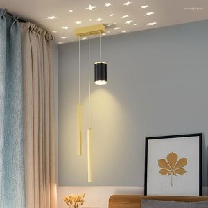 Hanglampen bedlamp lamp led gangpad lichten sterrenhemel verlichting voor slaapkamer woonkamer gang plafond minimalistisch kroonluchter decor