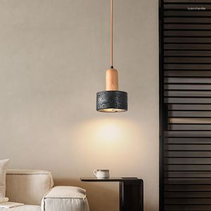 Lámparas colgantes Agujero negro Piedra Minimalista Dormitorio moderno Cabecera Diseñador Nórdico Restaurante Bar Personalidad Araña
