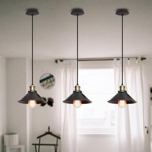 Hanglampen kroonluchter droplight moderne nacht licht ijzeren hangende lamp voor slaapkamer e27 kop plafonddraad verstelbaar