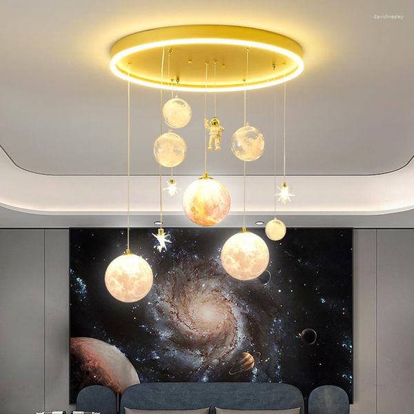 Lampes suspendues lustres nordique décor à la maison salle à manger éclairage intérieur enfants plafonnier luminaire suspendu pour lumière vivante