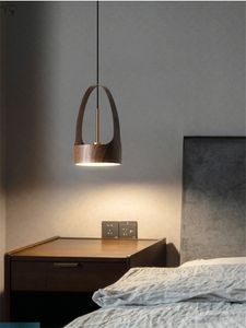 Hanglampen Chinees klassieke eenvoudige houten led -lichten moderne verlichtingsarmaturen decor bedlamp woon/eetkamerstudie cafependant