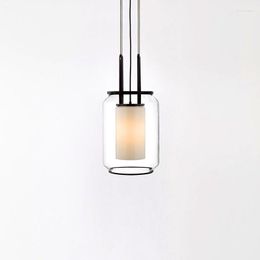 Hanglampen Chinees creatief glas woonkamer kroonluchter bank tv achtergrond kunst artist restaurant bar ontwerper slaapkamer decoratief licht