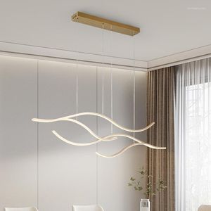 Hanglampen chroom/gouden lichten voor woonkamer eetgelegenheidskantoor keukenbar winkel verlichting monteur moderne led hanglamp