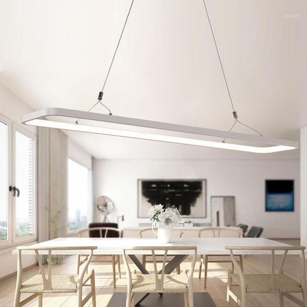 Lampes suspendues Cercle Lumières Pour Salon Chambre Bureau Et Cuisine Suspension Lustre De Plafond Moderne Lampe LED