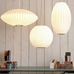 Hanglampen commerciële verlichting Japanse stijl zijden schaduw licht suspensie loft voor woonkamer/slaapkamer/el 100-240V