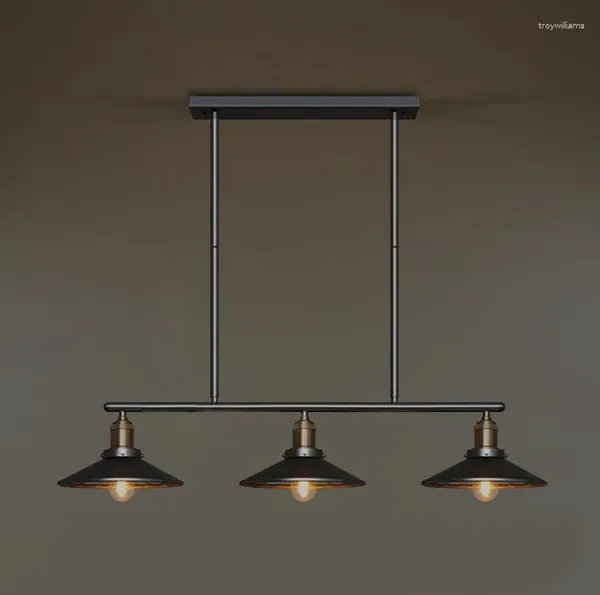 Pendants lampes Creative Lights Loft Bar Nordic Industrial Black Couleur à l'intérieur avec miroir E27 110V / 220V Éclairage