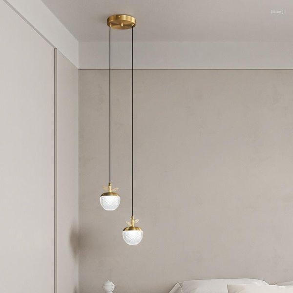 Suspension Lampes Boule De Cristal Lampe En Verre Poulie Lumière Plafond Objets Décoratifs Pour La Maison Vintage Ampoule Lustre Éclairage