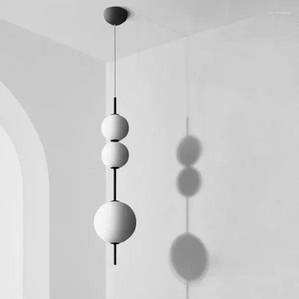 Lampes suspendues Lampe suspendue décorative Lampe en verre moderne Boule de luxe Lustres design Plafond Cuisine