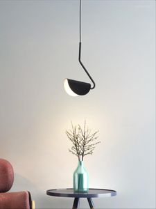 Hanger lampen ontwerper mode moderne minimalistische zwarte lichten g9 led verlichtingsarmaturen home decor slaapkamer slaapkamer restaurant barcafé