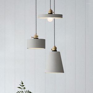 Hanglampen Designer Lamp Vintage Home Decor Cement Industrial Cafe Lights Bar Dining Room Keuken Hangen