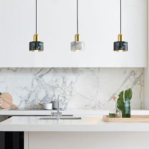 Lámparas colgantes Deyidn Nordic Mini Lámpara de araña Lámpara de lujo Mármol para sala de estar Restaurante Dormitorio Bar LED