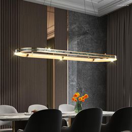 Lampes suspendues Salle à manger Lustre Moderne Simple Table Bar Café Lumière De Luxe Art Lumières Colorées