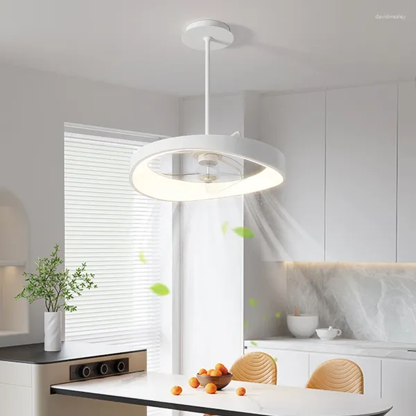 Lampes suspendues Lampe de salle à manger Plafond de style ventilateur Moderne Simple Table à manger Bar Comptoir Lumières de ventilateur