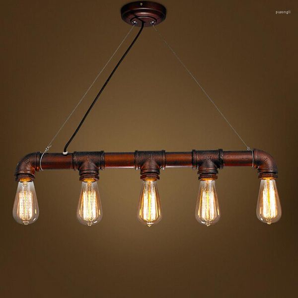 Lampes suspendues Edison éclairage de barre personnalisé compteur Style Loft lumières Vintage conduite d'eau pour entrepôt