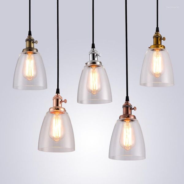 Suspension Lampes Europe Fer Vintage Lampe Éclairage Industriel E27 Lumière Plafond Décoration Décor Marocain Lustres