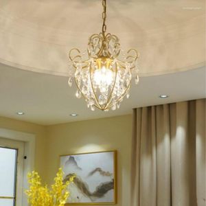 Hanger lampen Europese kroonluchter voor woonkamer Crystal Classic Dining Retro Lighting Light YHJ102905