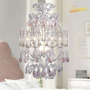 Lampes suspendues Européenne Lumière De Luxe Cristal LED Lumières Éclairage Moderne Agate Lampe Pour Salon Chambre Intérieur Décor LampesPendentif